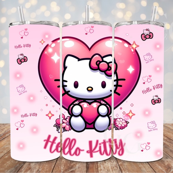 Hello Kitty & Hearts Design Tumbler - Picture 1 of 3